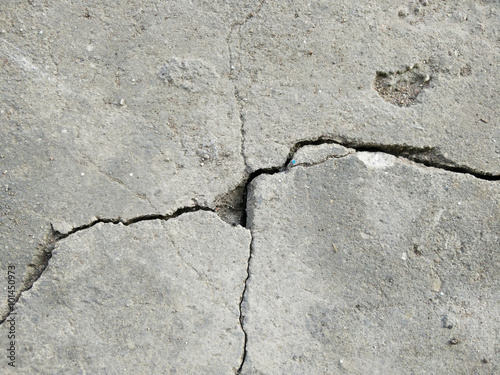 Cracked concrete background