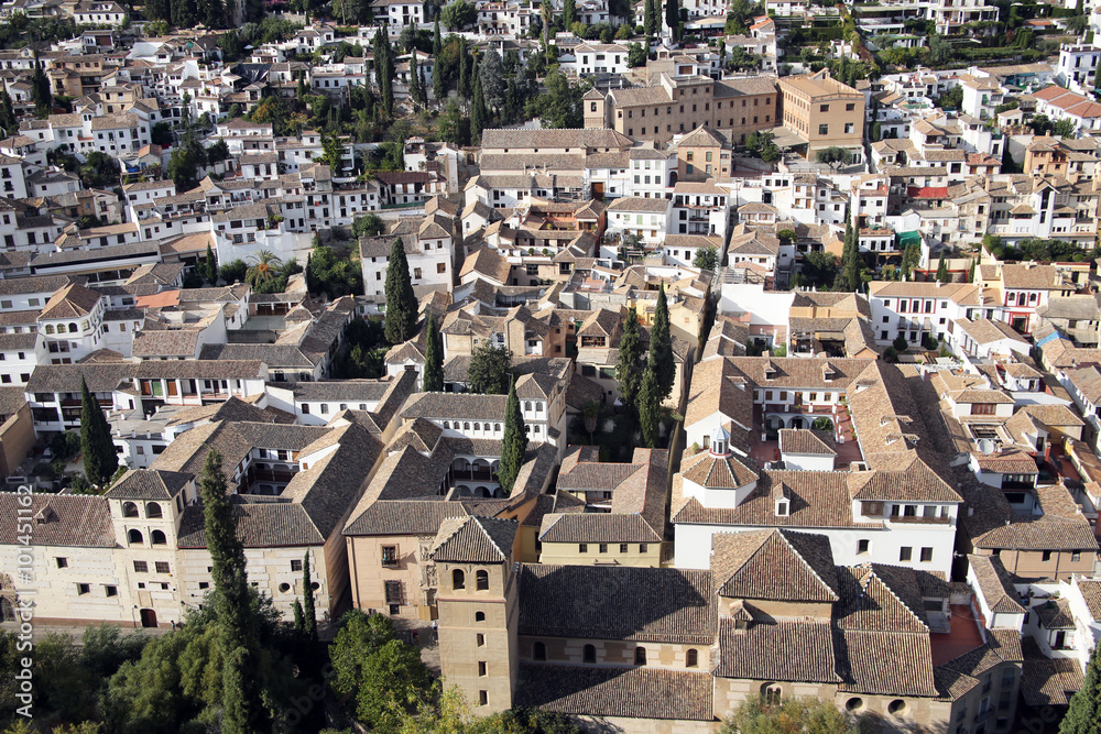 View over Granada and the Albaicin