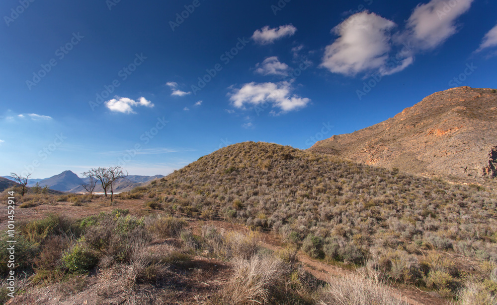 cabo cope-puntas de calnegre Karge Landschaft Südosten Spanien