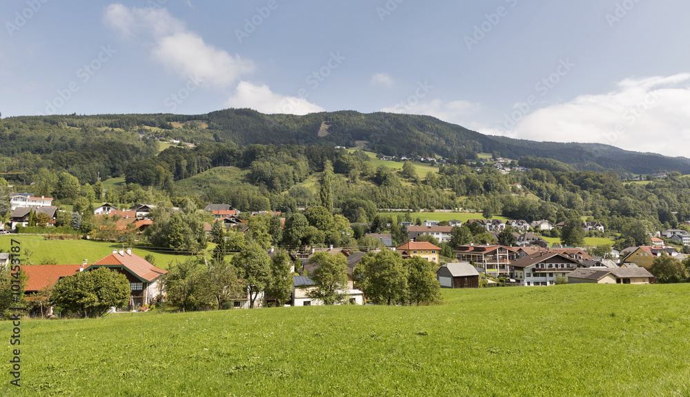 Alpine village Mondsee in Austria