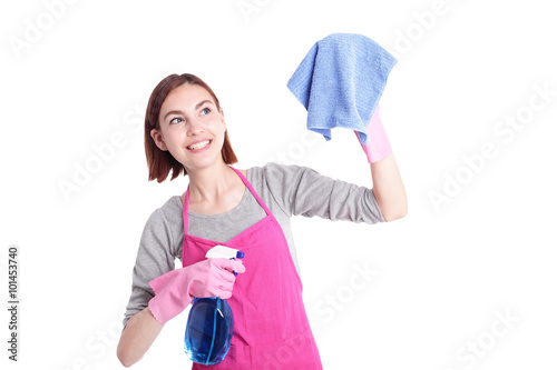Photography woman mother cleaning