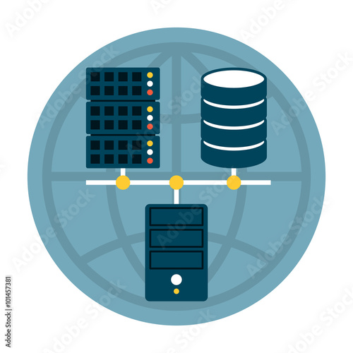 Server Icon Flat