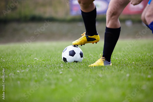 Soccer player in action 