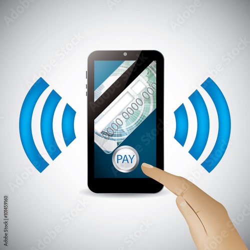 Modern smartphone mobile payment technology