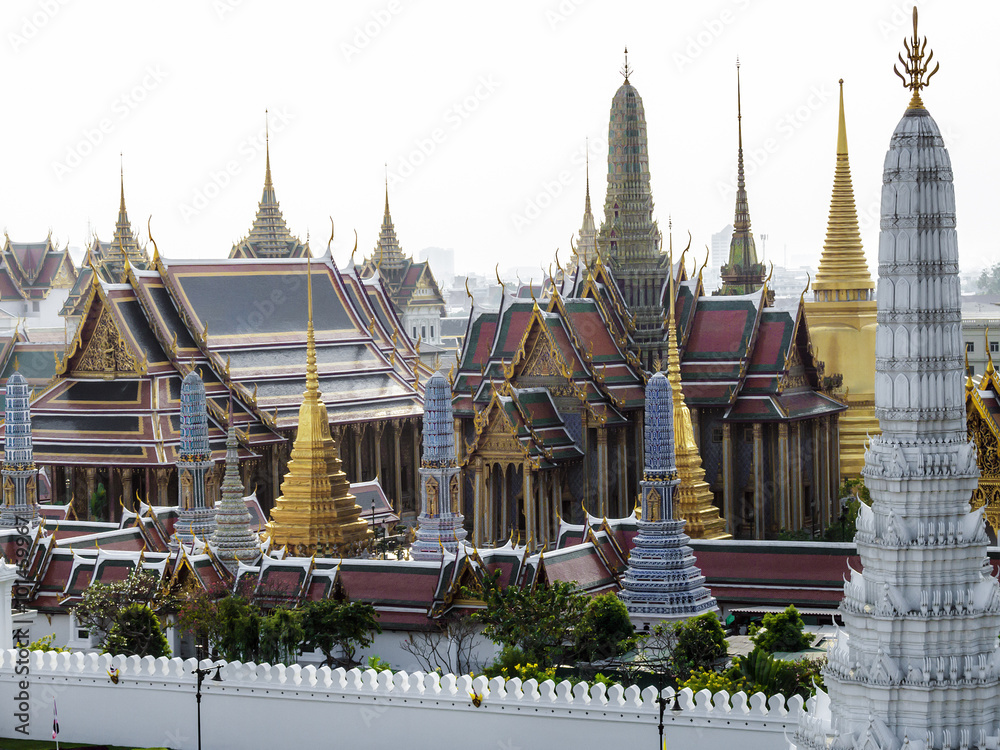Fotografie Wat Phra Kaeo von oben