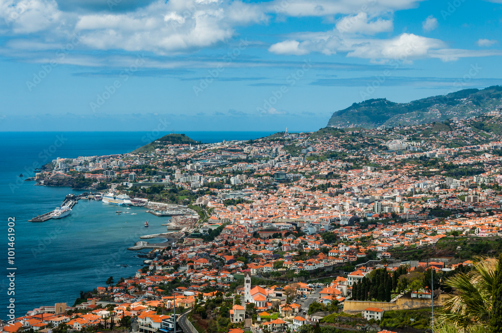 Blick auf Funchal; Madeira; Portugal