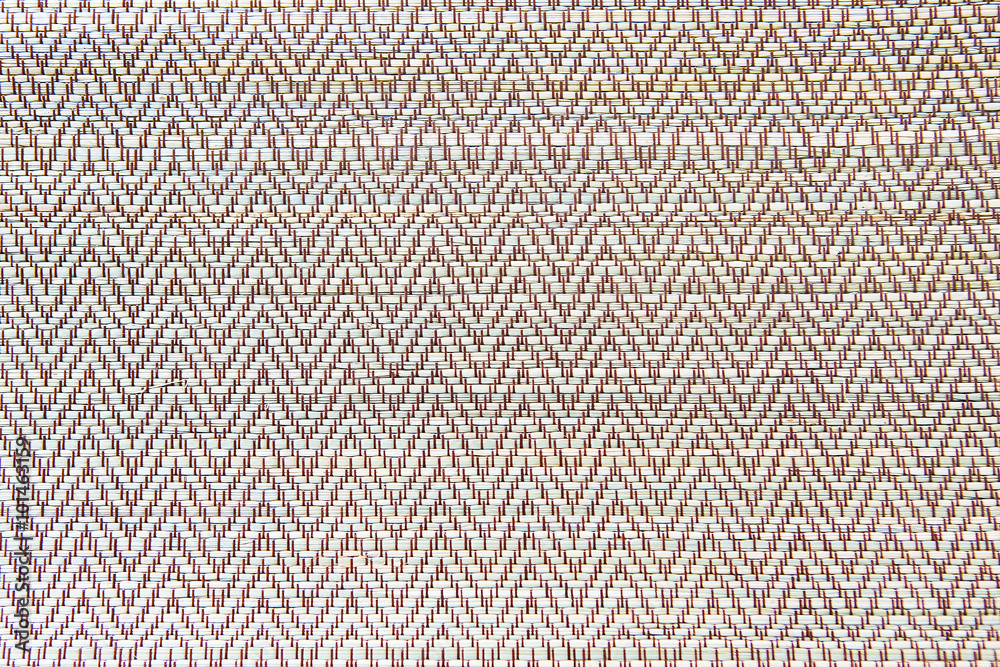 Texture of native thai style weave sedge mat background - made f Texture of native thai style weave sedge mat background - made f