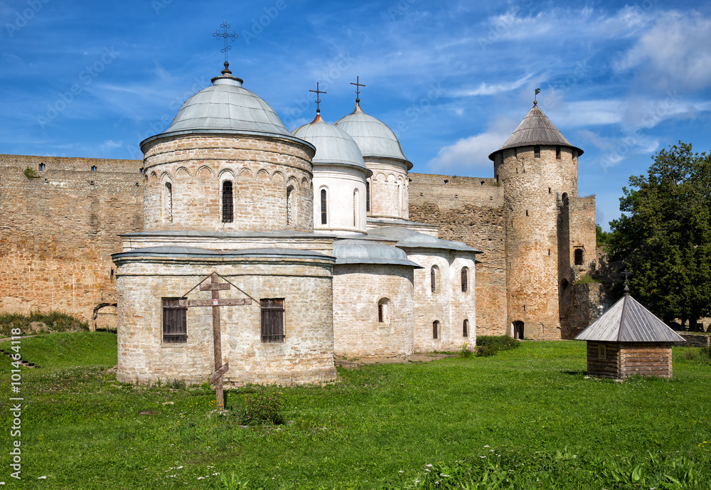Churches in the fortress Ivangorod, Russia