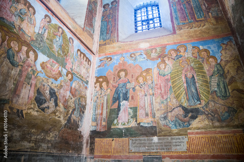 Ancient frescoes in assumption Cathedral of the Kirillo-Belozers