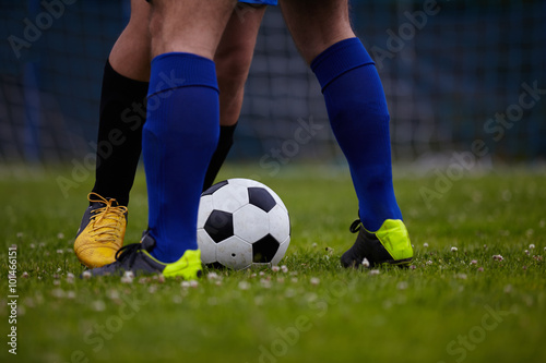 Soccer player legs in action  © fotoinfot