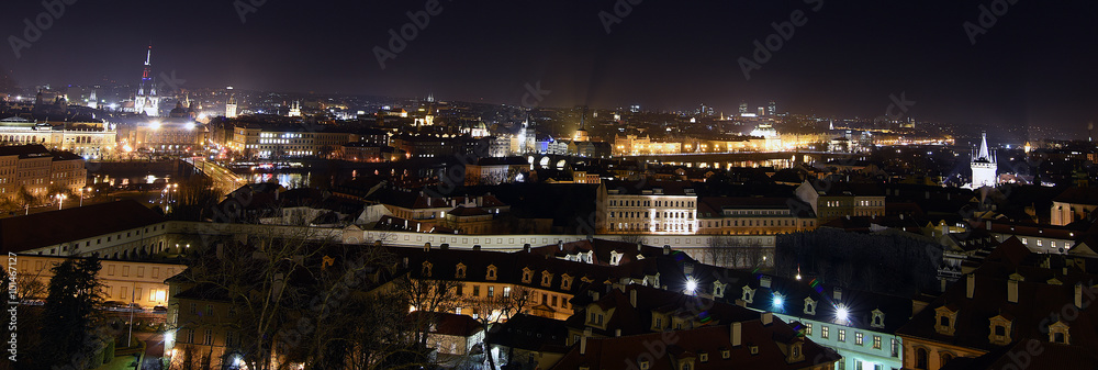 Fototapeta premium Prague in night