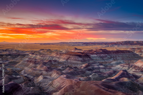 Painted Desert Sunset.