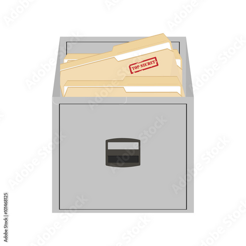 Opened card catalog