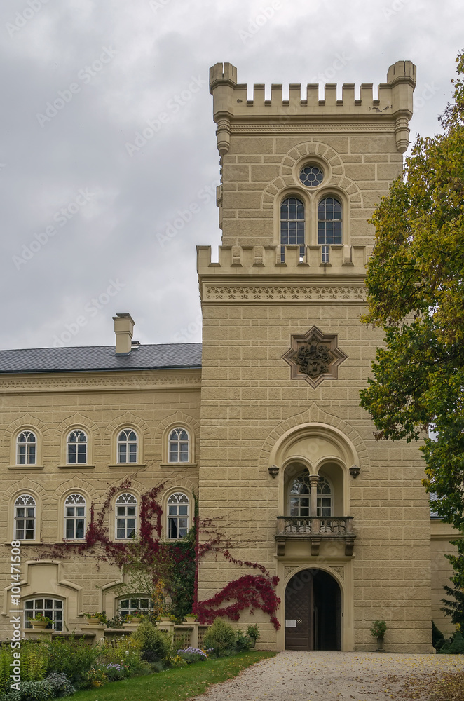 castle in Chyse, Czech republic