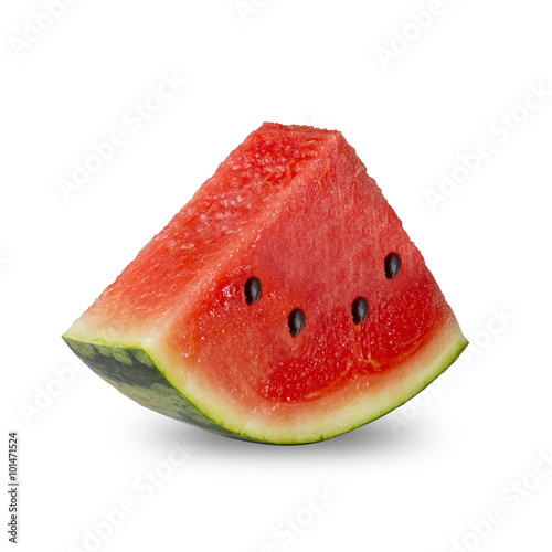 Fresh Watermelon White Background