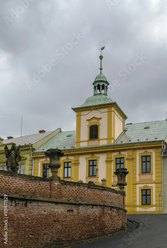 town hall, Manetin, Czech republic photo