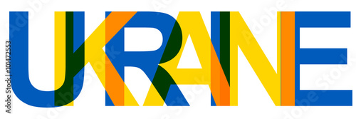 Ukraine color text