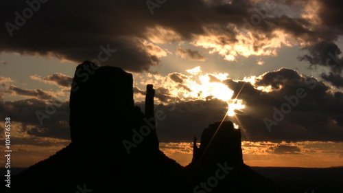 Monument Valley 4 Time Lapse Sunrise x40 photo