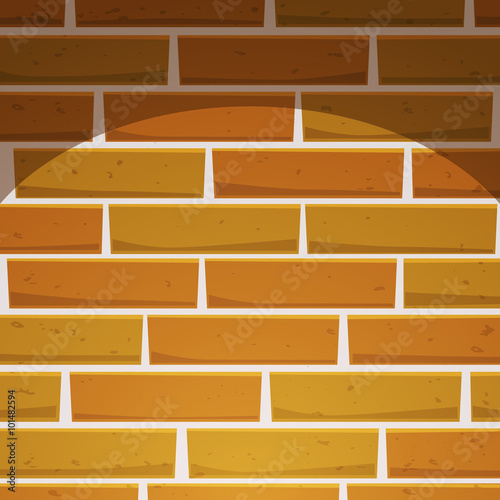 Cartoon Brick Wall