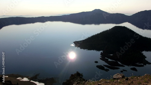 Crater Lake 19 Timelapse x20 Wizard Island photo