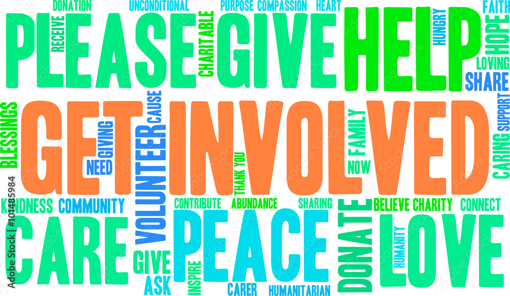 Get Involved Word Cloud Get Involved Word Cloud