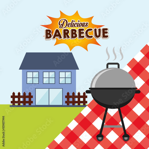 delicious barbecue design 