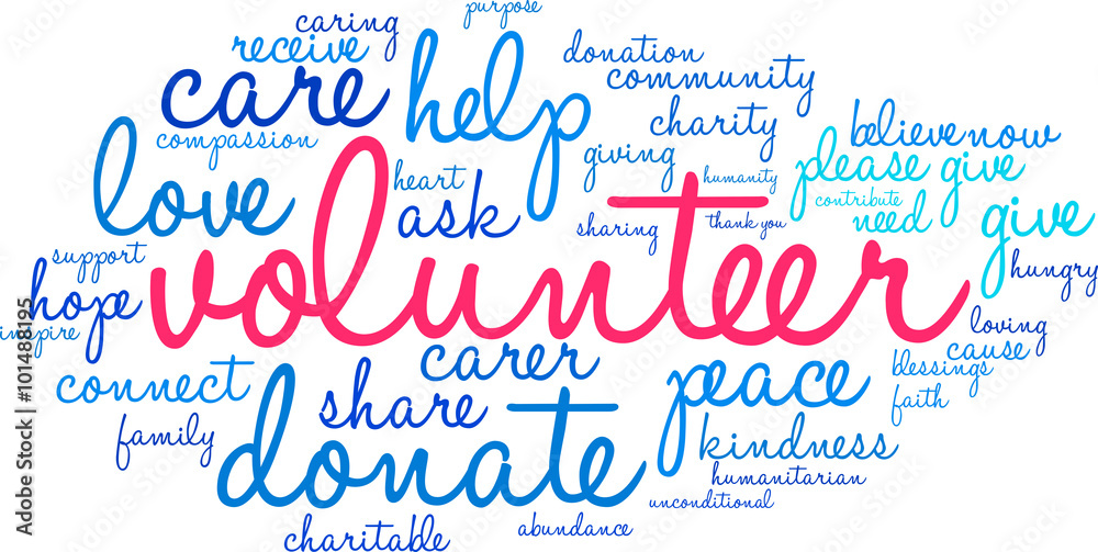 Volunteer Word Cloud Volunteer Word Cloud