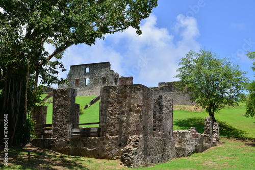  Martinique, picturesque city of Tartane in West Indies photo