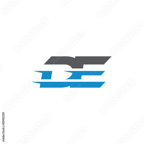 Simple Modern Dynamic Letter Initial Logo de Free Download Simple Modern Dynamic Letter Initial Logo de - GFXLoad