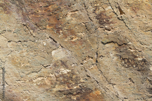 Detail of stone texture with crack background.