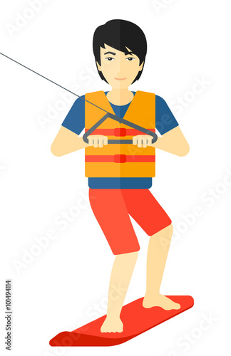 Professional wakeboard sportsman.