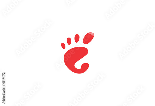 finger feet massage reflexology logo