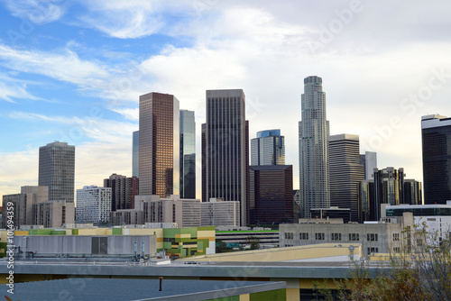 Downtown skyscrapers  Los Angeles California © chones