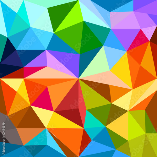 Abstract background of different color figures. Template for a t