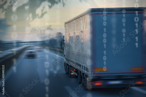  European Trucks vehicle in driving