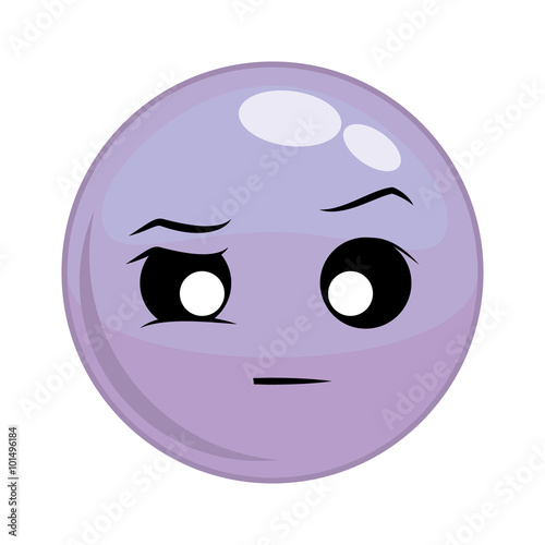 Funny cartoon face