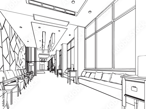 office sketch