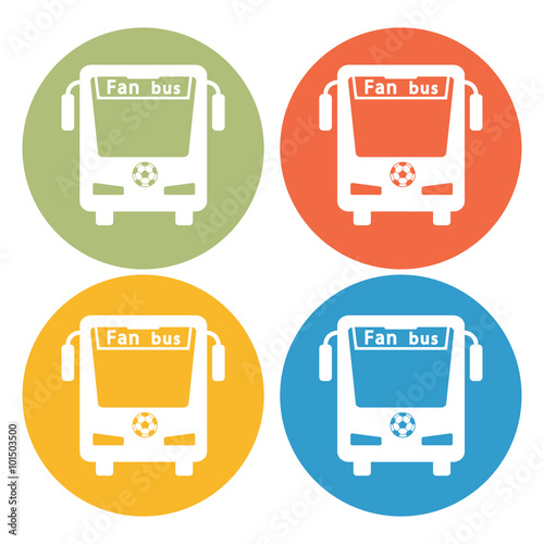 bus fans icon