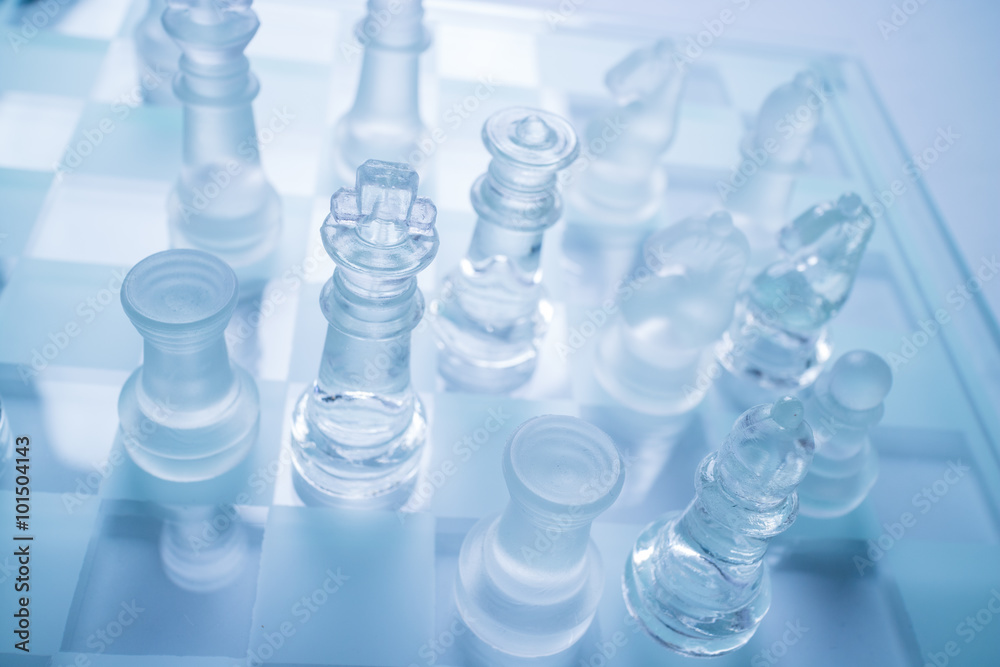 glass chess glass chess