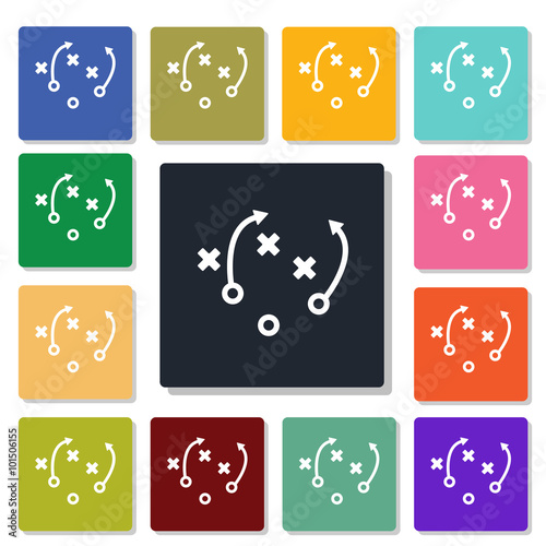 football strategy icon