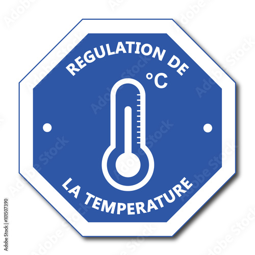 Logo régulation de la température.