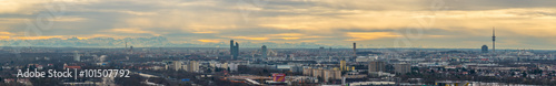 Panorama sehr groß von München