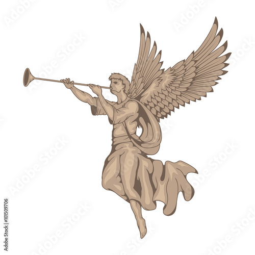 Angel with trumpet
