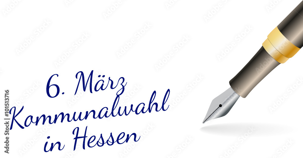 6. März Kommunalwahl in Hessen 6. März Kommunalwahl in Hessen