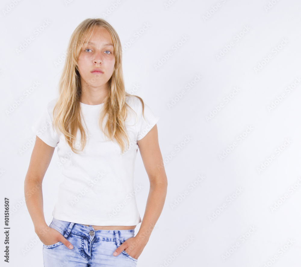 Beautiful blonde girl Beautiful blonde girl