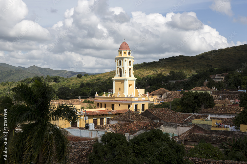 Cuba, Trinidad, old clock tower
