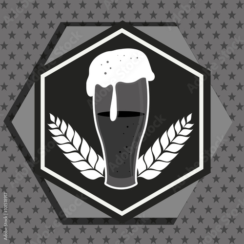 Premium beer graphic