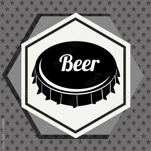 Premium beer graphic
