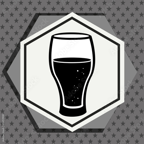 Premium beer graphic