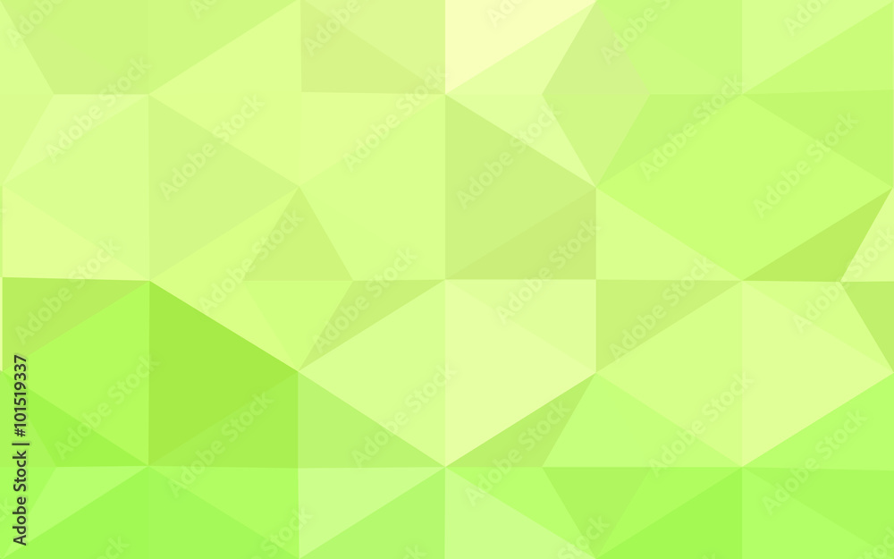 Fototapeta premium Multicolor green, yellow, orange polygonal design pattern, which consist of triangles and gradient in origami style.